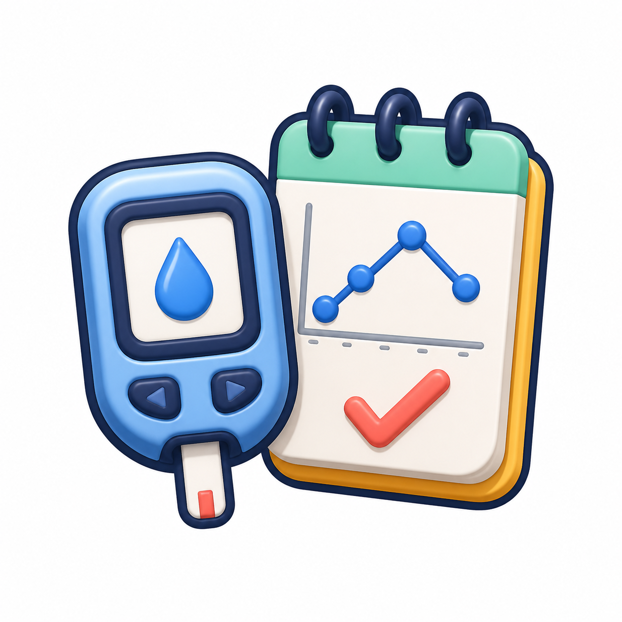 Blood Sugar Planner emoji-style icon