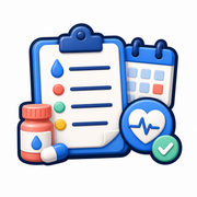 Diabetes Medical Planner (A4)