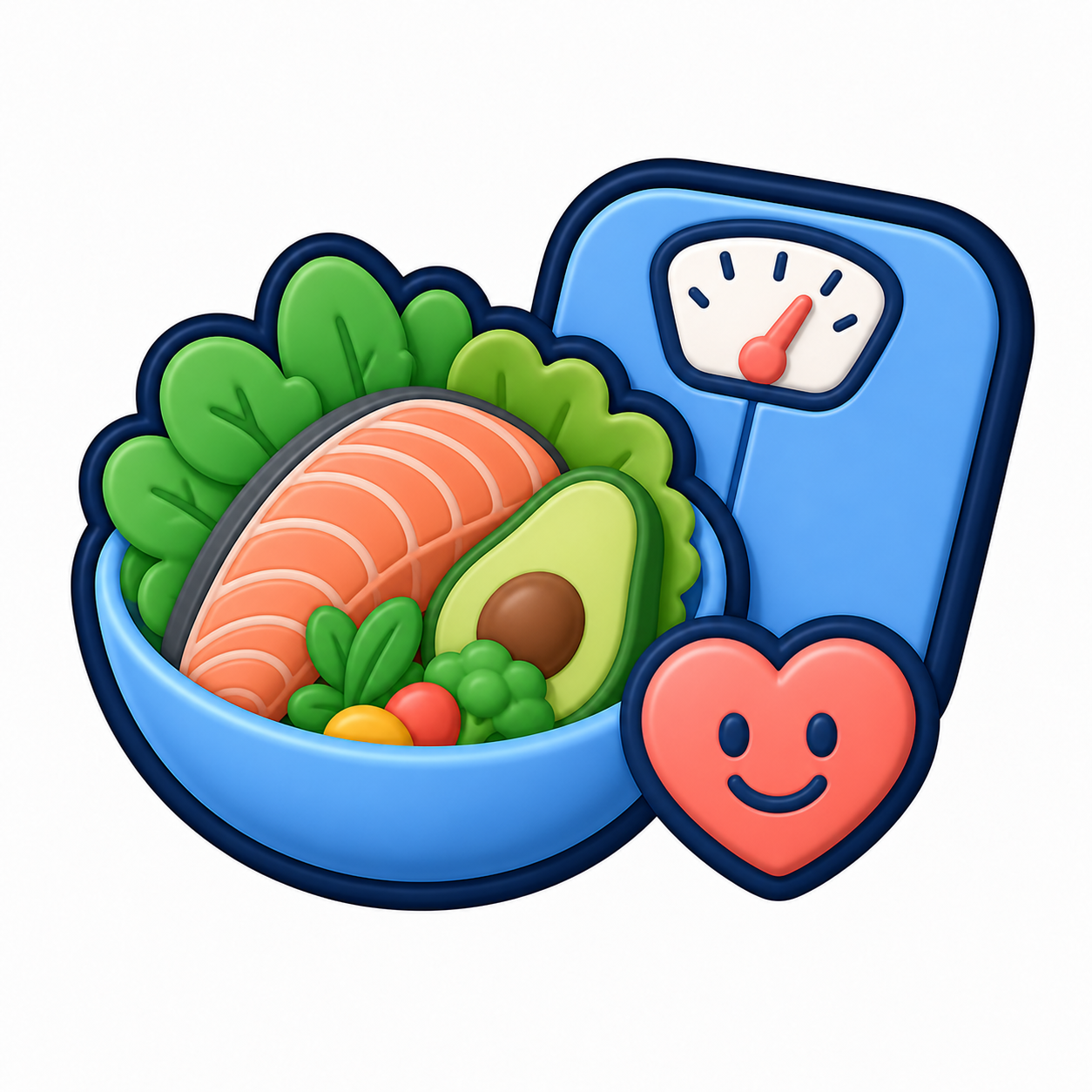 The Diabetes Weight-Loss Cookbook emoji-style icon